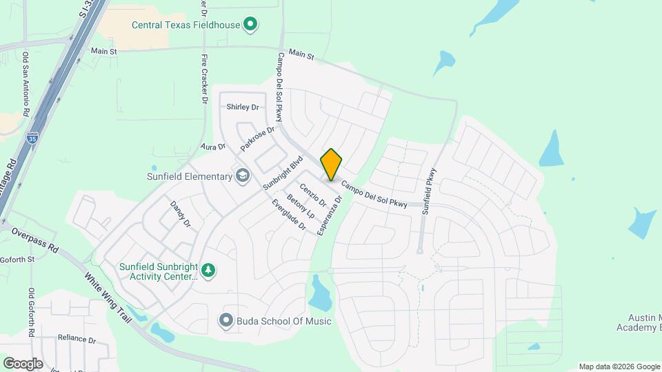 521 Betony Lp Map and Location Details