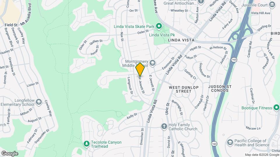 2394 W Jewett St Map and Location Details