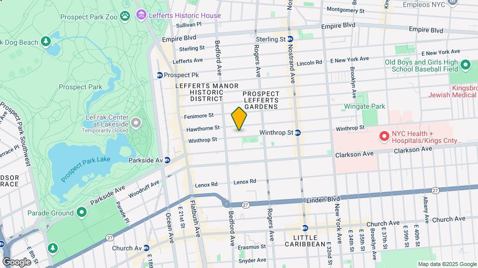 143 Winthrop St Map and Location Details