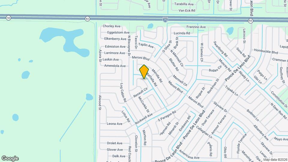 3437 Renault Cir Map and Location Details