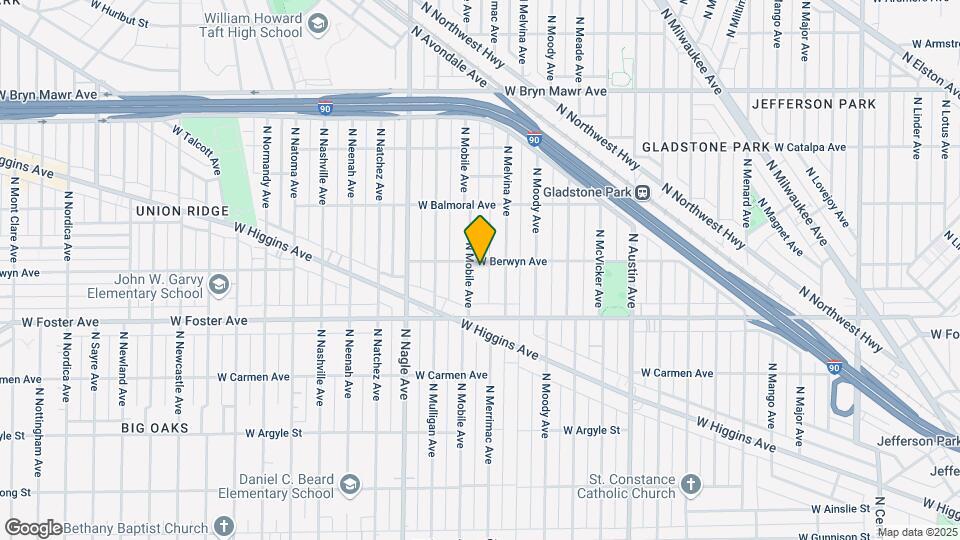 5255 N Mobile Ave, Unit 1 Map and Location Details