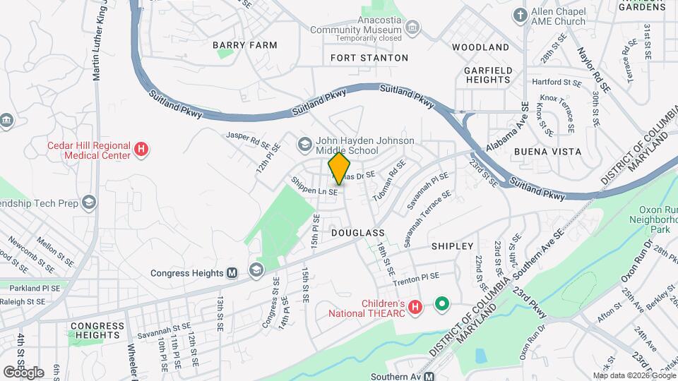 3221 Stanton Rd SE Mapa y Detalles de la Ubicación