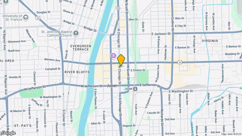 150-154 N Chicago St Map and Location Details