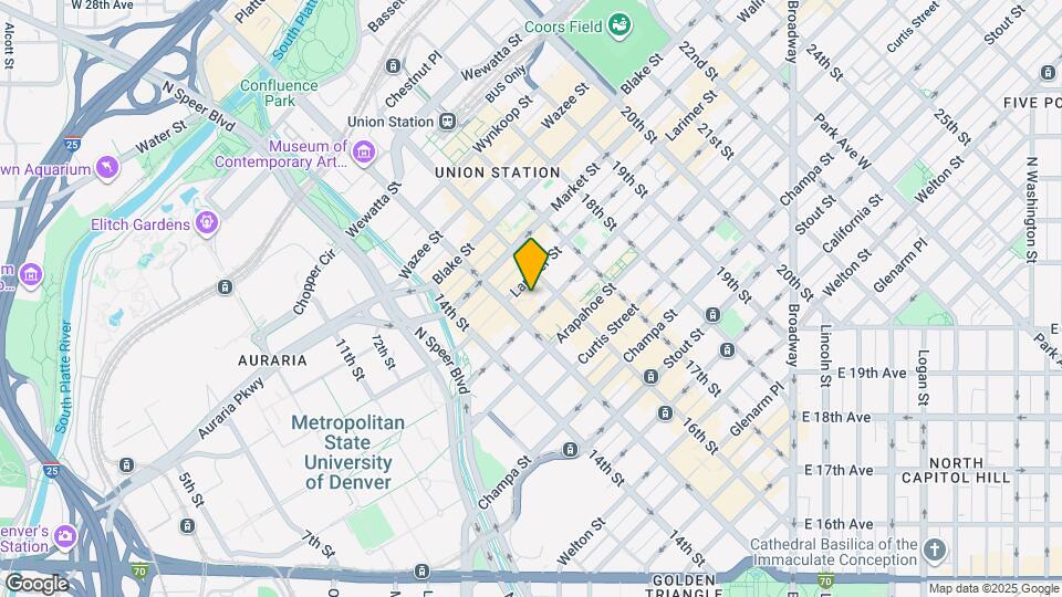 1512 Larimer St Map and Location Details