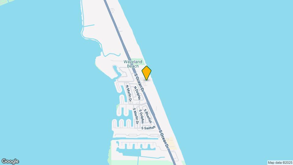 10600 S Ocean Dr Mapa y Detalles de la Ubicación