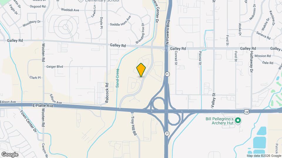 705 Grissom Dr. Map and Location Details