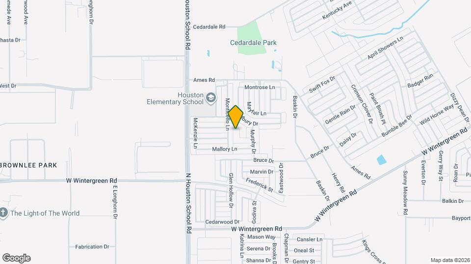 2813 McIntosh Ct Map and Location Details