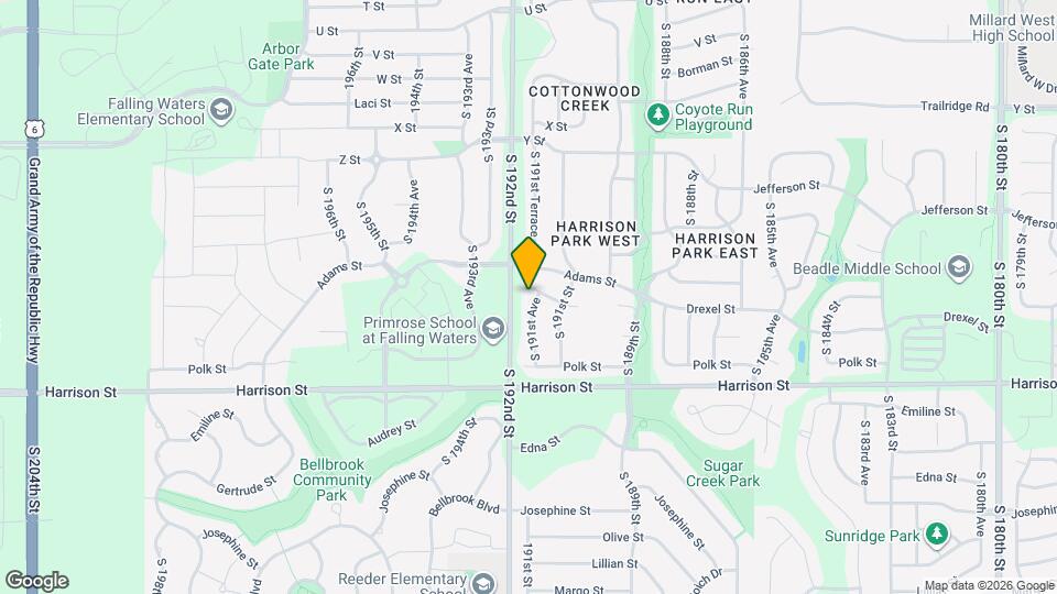 19155 Drexel Cir Map and Location Details