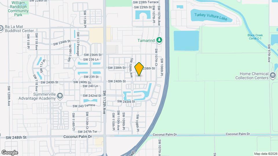 23934 SW 108th Ct, Unit B Map and Location Details