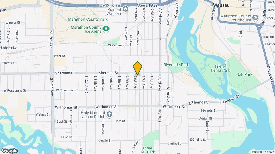 909 S 6th Ave Map and Location Details