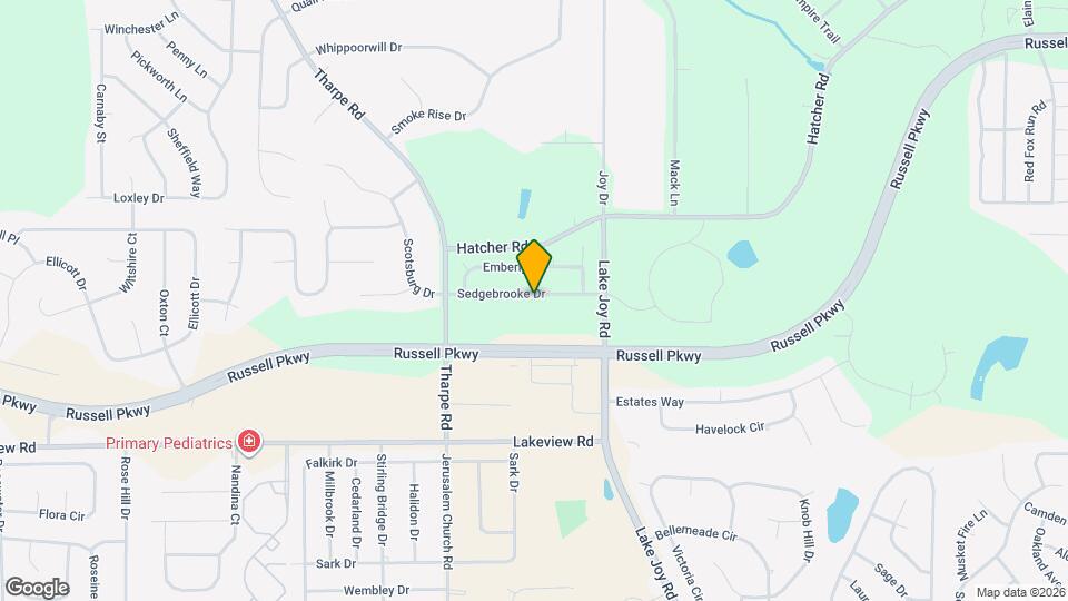 215 Sedgebrooke Dr Map and Location Details