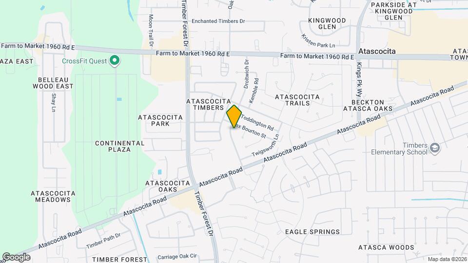 18726 Droitwich Dr Map and Location Details