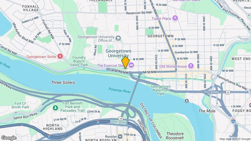 3633 M St NW Map and Location Details