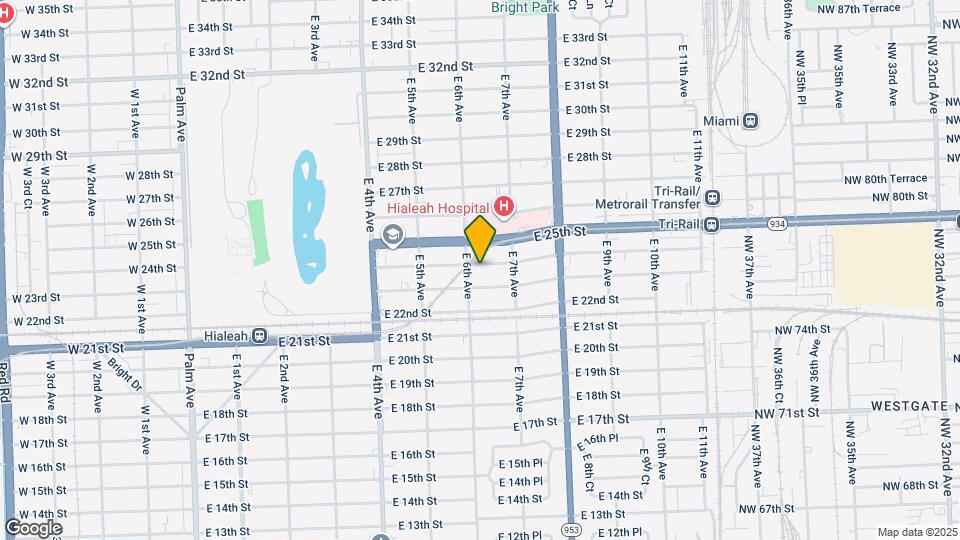 618 E 24th St Map and Location Details