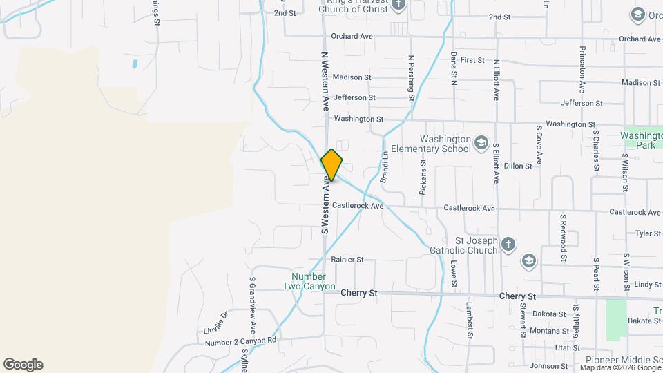 1730 Castlerock Ave Map and Location Details