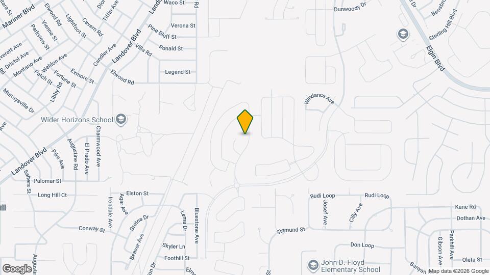 3615 Benham Rise Rd Map and Location Details