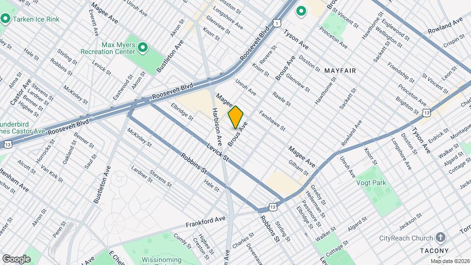 2849 Hellerman St Map and Location Details