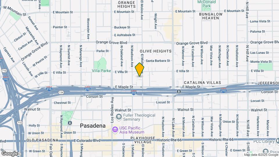 433 N El Molino Ave Mapa y Detalles de la Ubicación