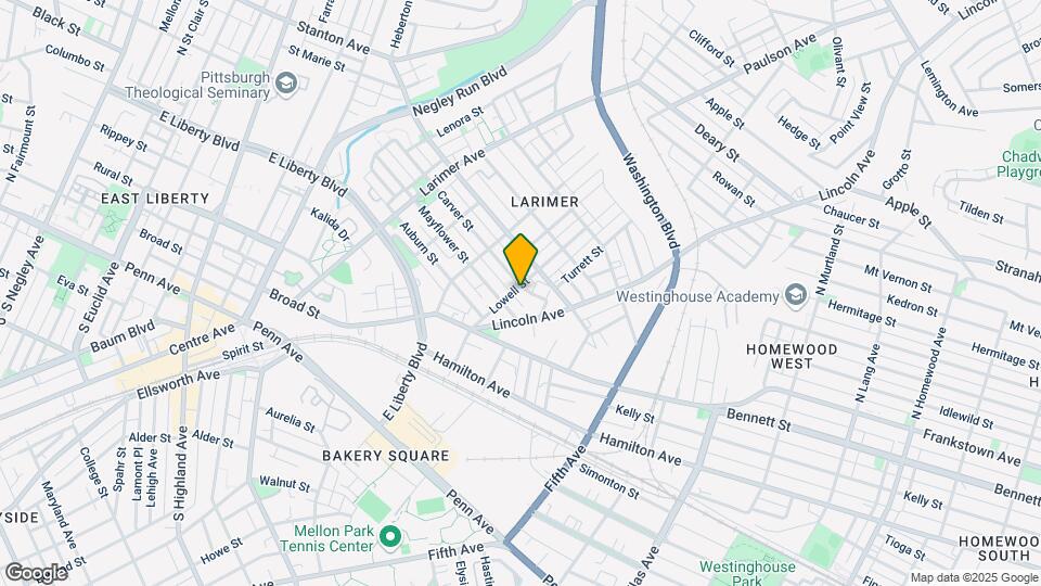 316 Lowell St Map and Location Details