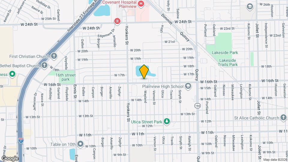 2400 W 16th St, Unit A Map and Location Details
