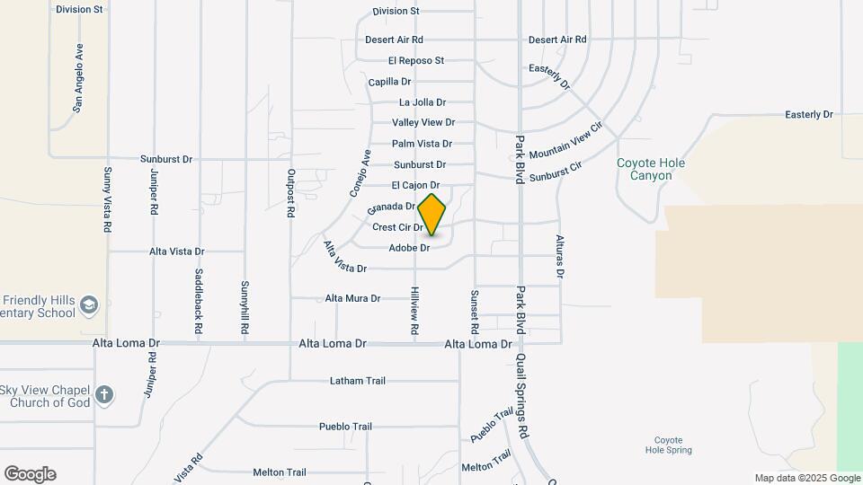 61606 Adobe Dr Mapa y Detalles de la Ubicación