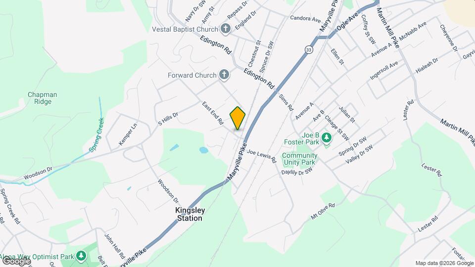 1617 Young Ave Map and Location Details