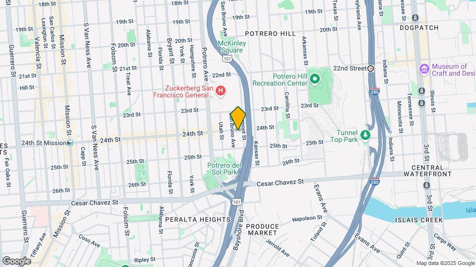 2425-2429 24th St Map and Location Details