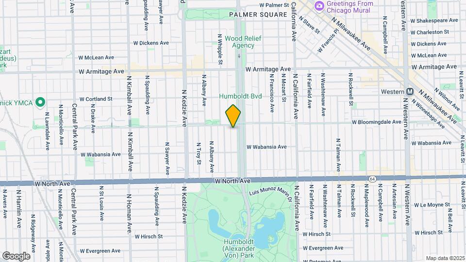 1746 N Humboldt Blvd, Unit 200 Map and Location Details