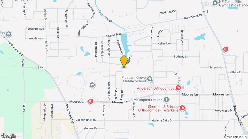 5900 Larry Dr Map and Location Details