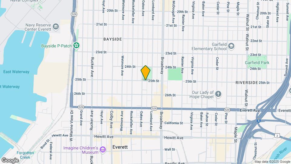 2501 Oakes Ave Map and Location Details