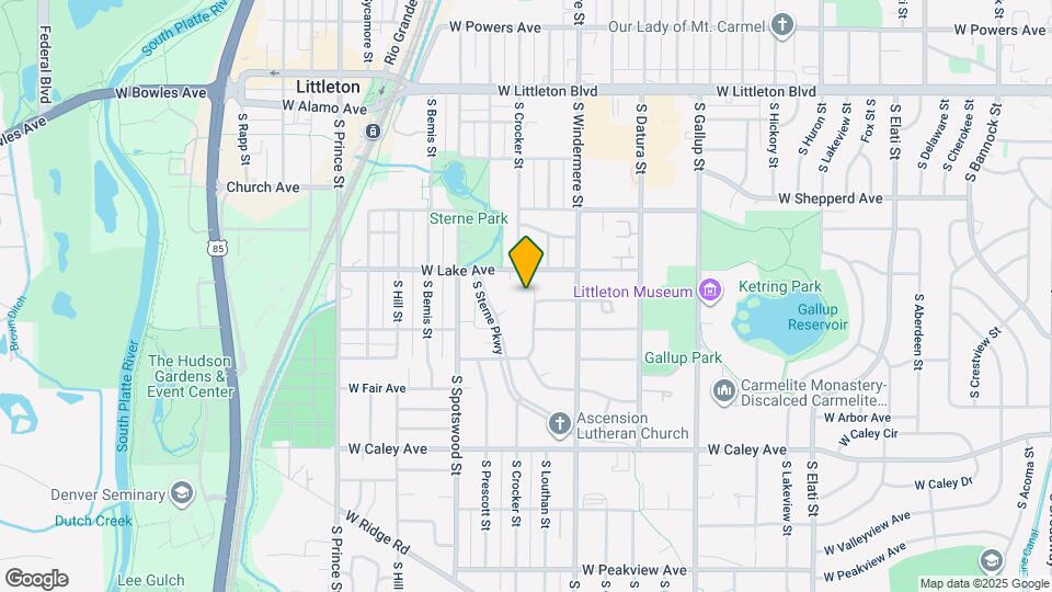 6057 S Windermere Way Map and Location Details