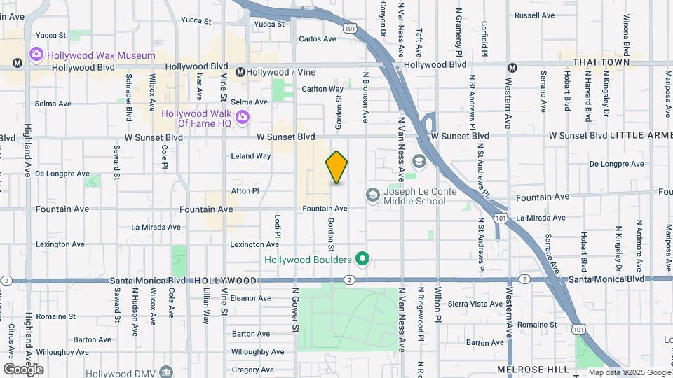 1332 Gordon Street Map and Location Details