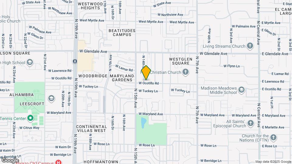 6701 N 14th Dr Map and Location Details