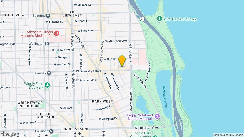 430 - 446 W. Diversey Mapa y Detalles de la Ubicación