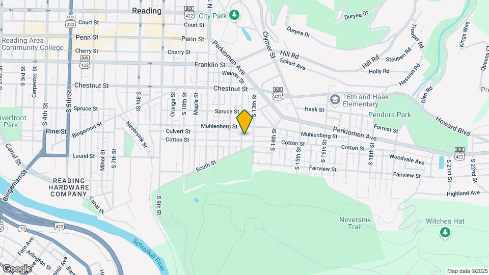 1245 Cotton St Map and Location Details