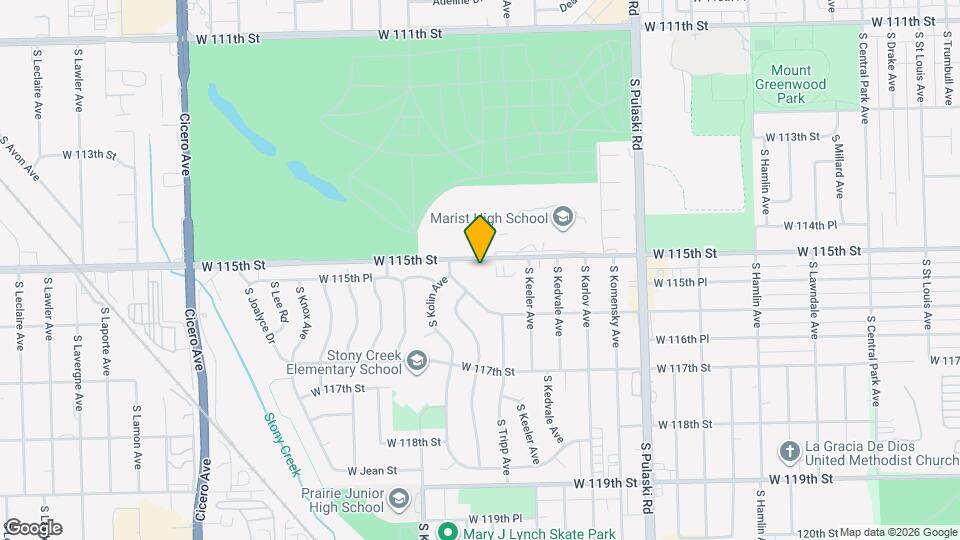 11543 S Villa Ct Map and Location Details