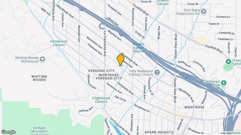 2657-2657 Piedmont Ave Map and Location Details