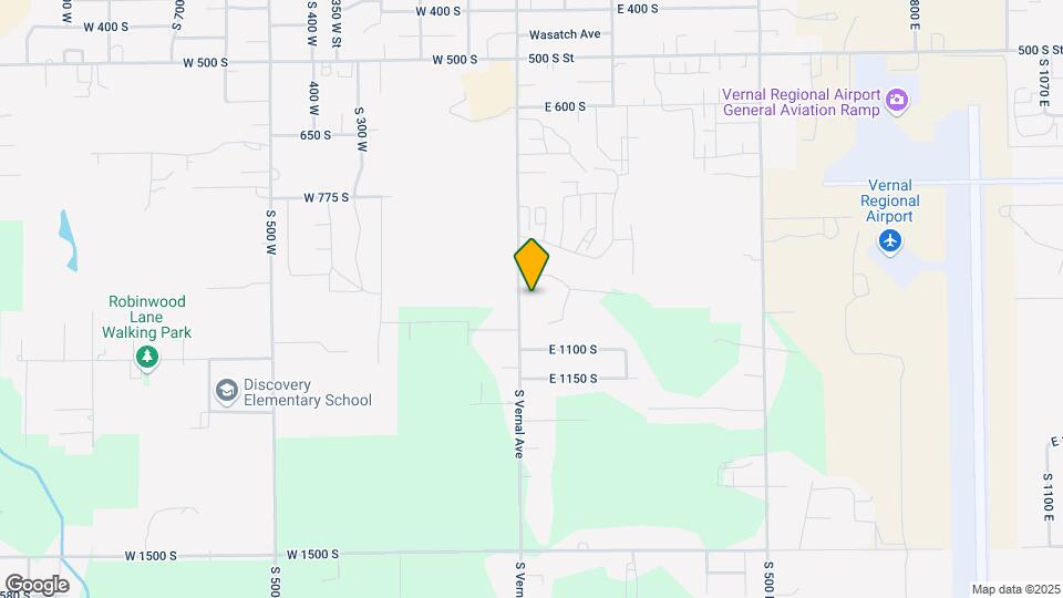 989 S Vernal Ave Map and Location Details