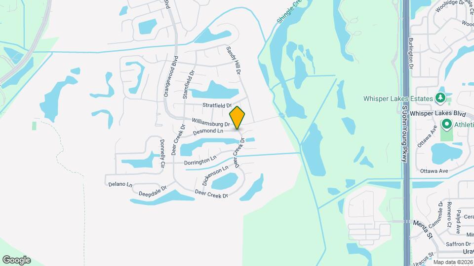 5107 Deer Creek Dr Map and Location Details