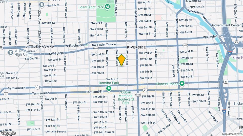 1342 SW 4th St Map and Location Details