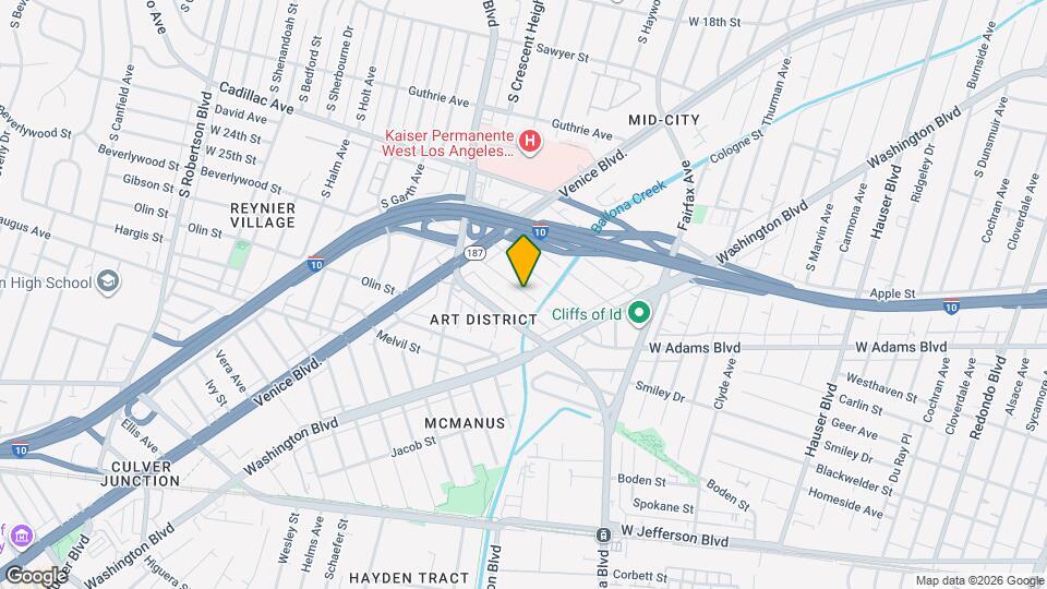 6018 1/2-6018 1/2 Comey Ave Map and Location Details