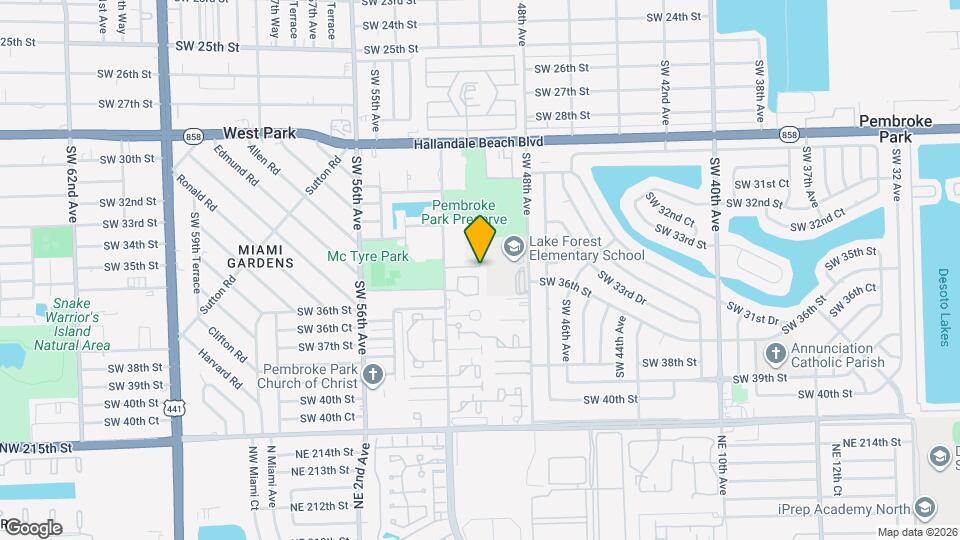 3433 SW 52nd Ave Map and Location Details