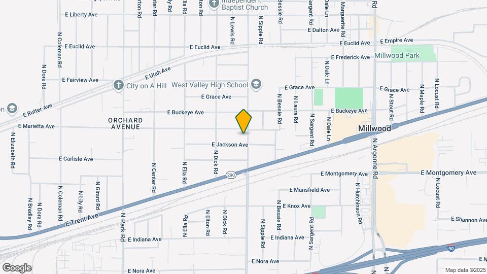 2609 N Vista Rd Map and Location Details