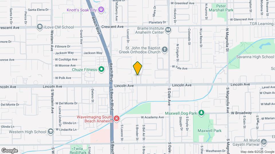 160 N Richmont Dr Map and Location Details