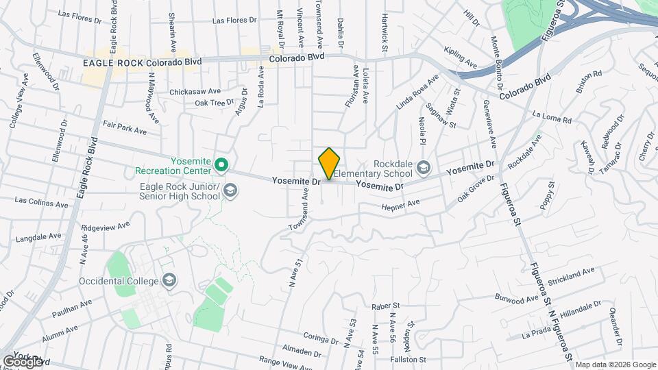 1570 Yosemite Dr, Unit 4 Map and Location Details