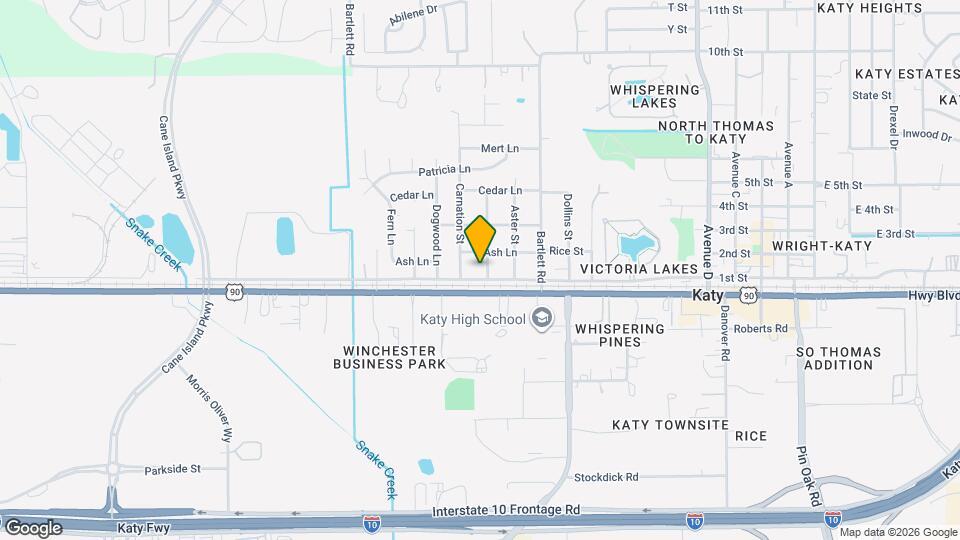 805 Bluebonnet Ln Map and Location Details