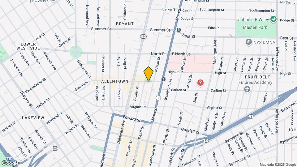 46 Allen St Mapa y Detalles de la Ubicación