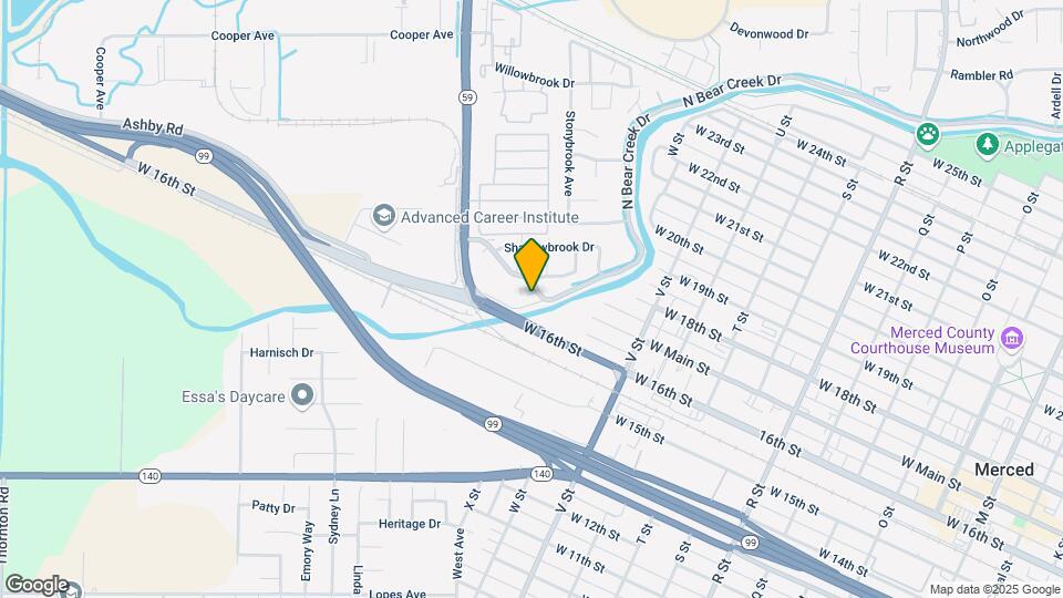 1705 W North Bear Creek Dr Map and Location Details