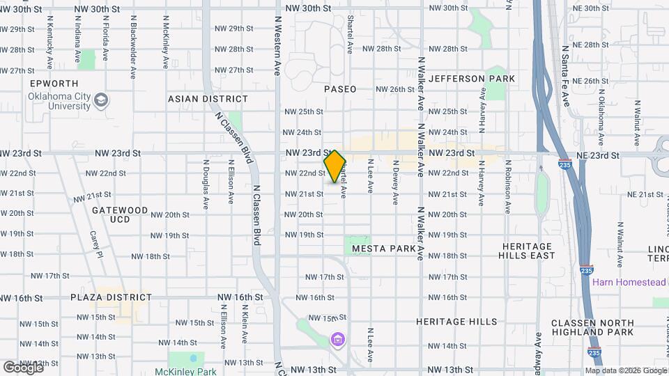 813 NW 21st St Map and Location Details