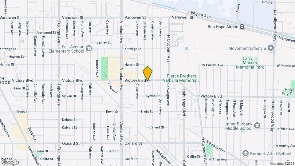 10822 Victory Blvd Mapa y Detalles de la Ubicación